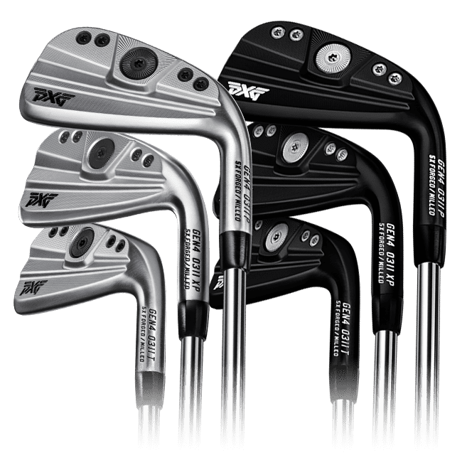 0311 GEN4 irons in chrome and black